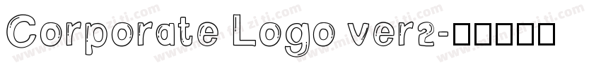 Corporate Logo ver2字体转换